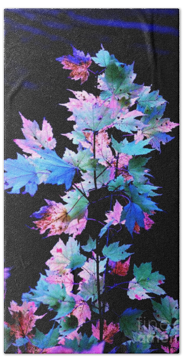 Autumn Beach Towel featuring the photograph Fall Leaves1 by Merle Grenz