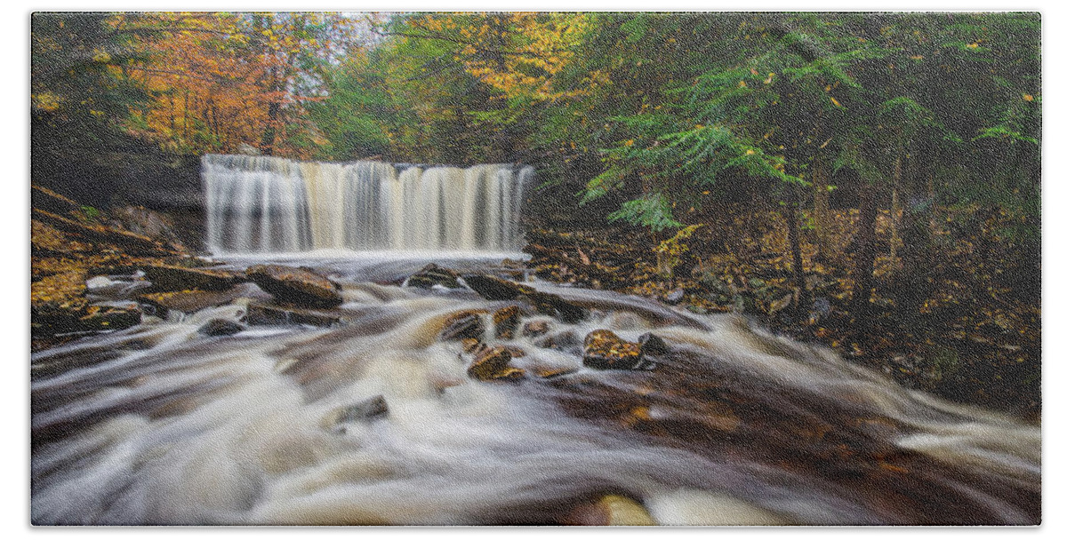 Autumn Beach Sheet featuring the photograph Fall Mixer by Neil Shapiro