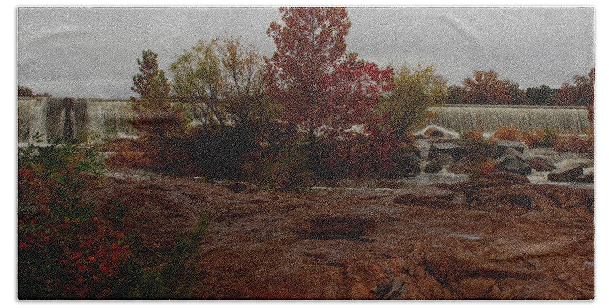 James Smullins Beach Towel featuring the photograph Fall on the Llano by James Smullins