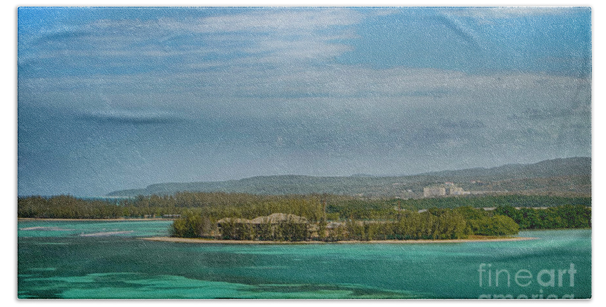 Sea Beach Towel featuring the photograph Falmouth Jamaica by Judy Hall-Folde