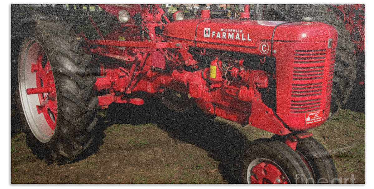 Tractor Beach Towel featuring the photograph Farmall C by Mike Eingle