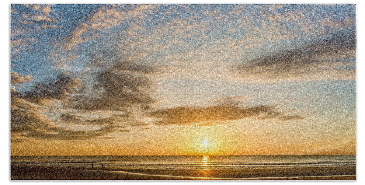 Fathers Beach Towel featuring the photograph Father's Day Sunrise Daytona Beach by David Hart