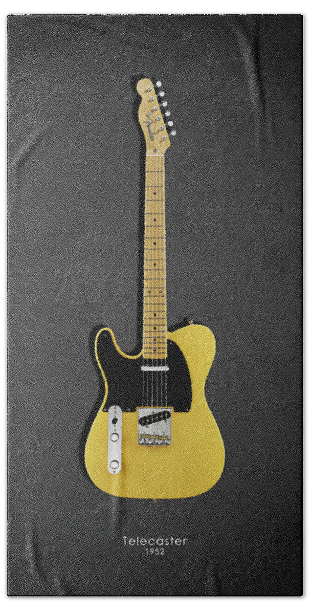 Fender Telecaster Beach Sheet featuring the photograph Fender Telecaster 52 by Mark Rogan