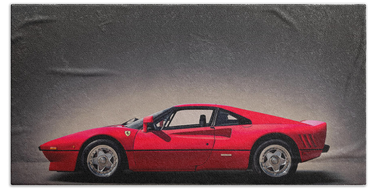 Ferrari Beach Towel featuring the digital art Ferrari GTO by Douglas Pittman