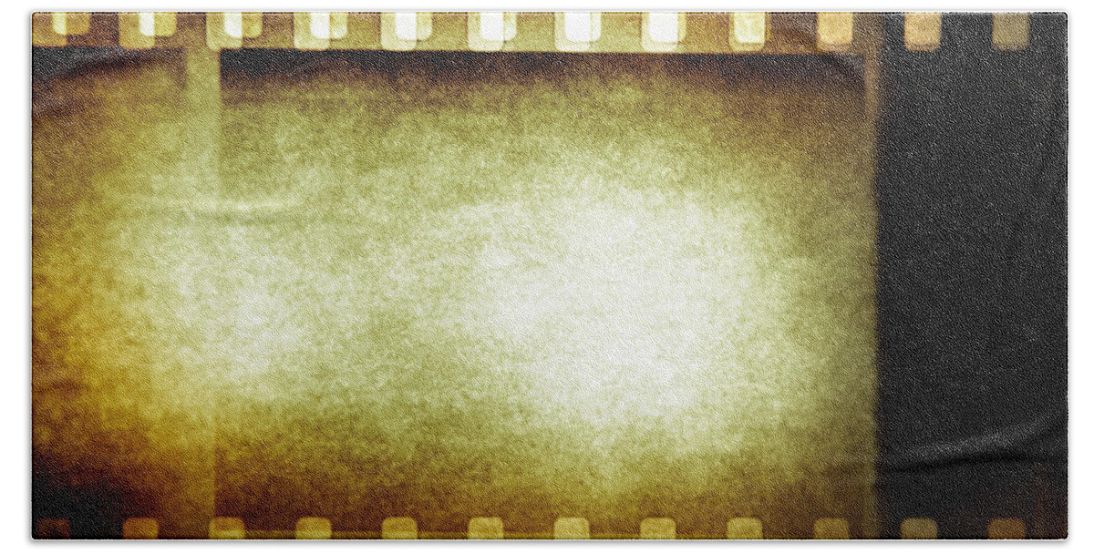Film Beach Towel featuring the photograph Filmstrip by Les Cunliffe