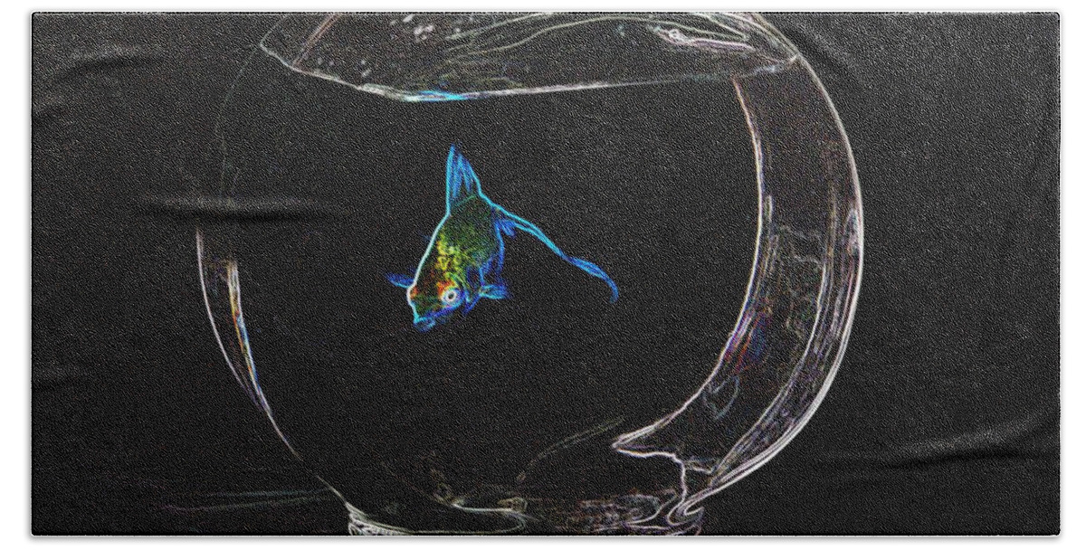 Fish Beach Towel featuring the photograph Fishbowl by Tim Allen