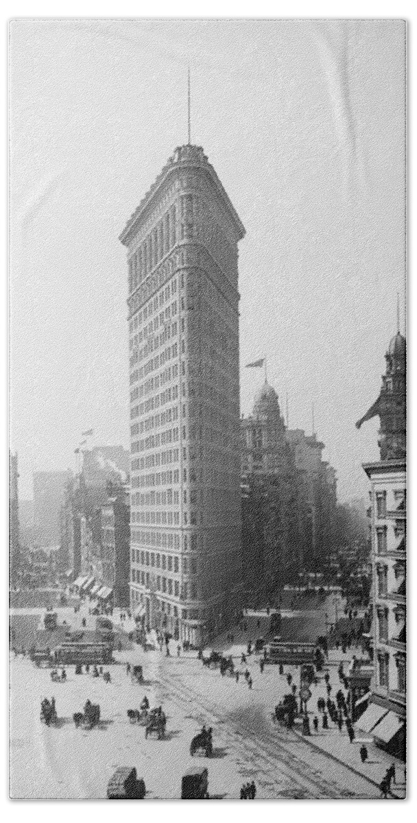 Flatiron Building Vintage New York 1902 Beach Towel For Sale By War Is Hell Store