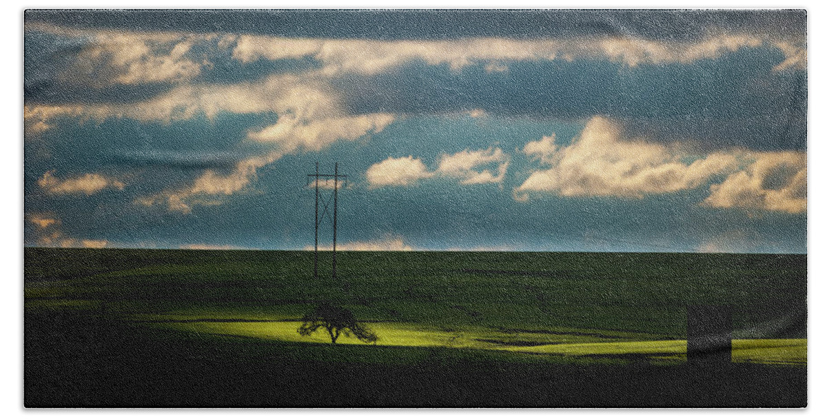 Nature Beach Towel featuring the photograph Flint Hills Power 2 by Jeff Phillippi