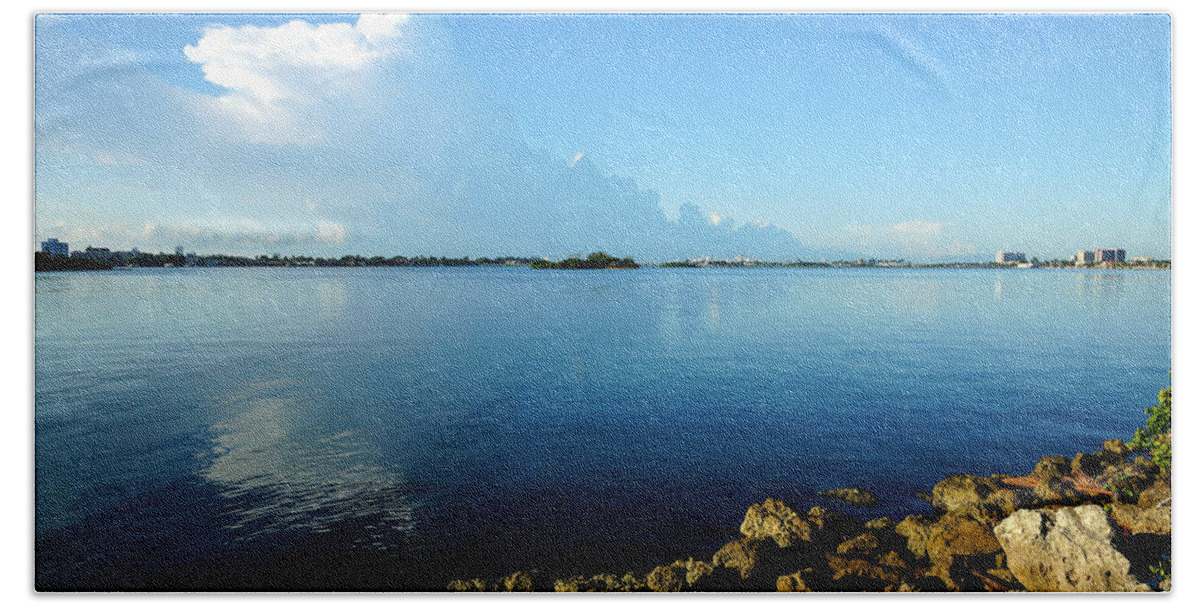 Sunrise Beach Towel featuring the photograph Florida Panorama by Rafael Salazar
