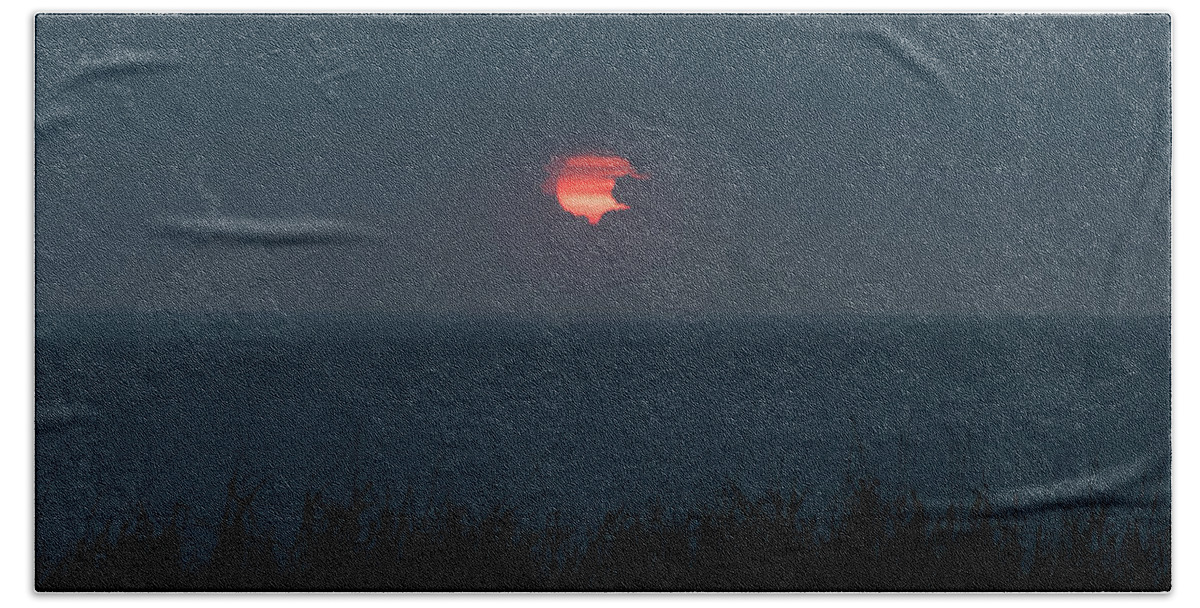 Florida Beach Sheet featuring the photograph Fog Shrouded Sunrise Delray Beach Florida by Lawrence S Richardson Jr
