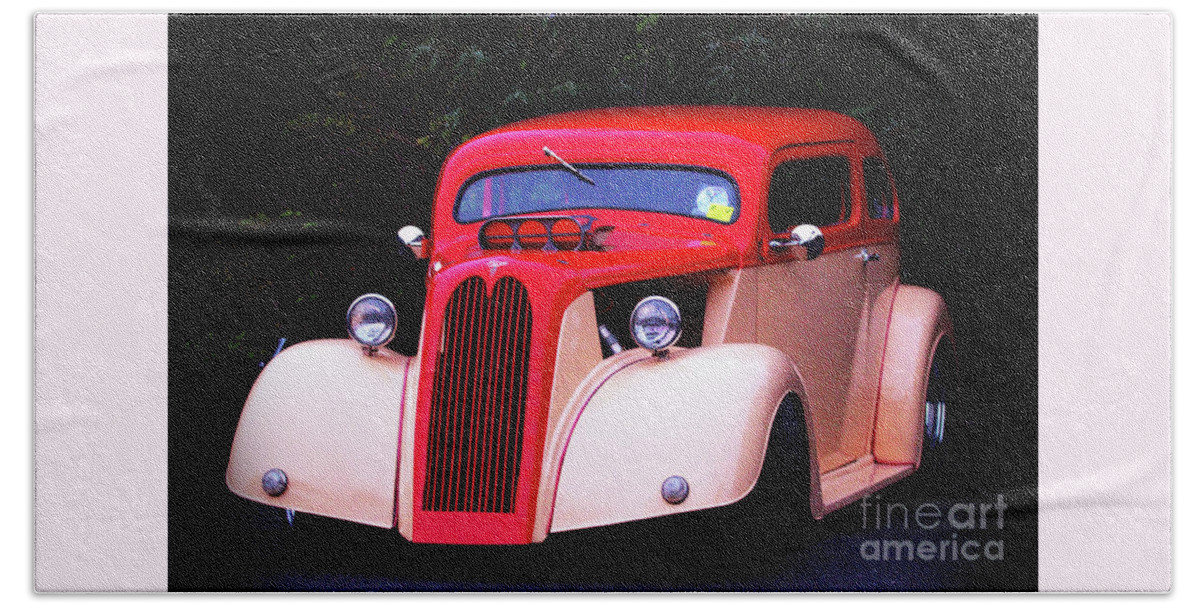Ford Beach Towel featuring the photograph 1934 Ford Coupe Hot Rod by Stephen Melia
