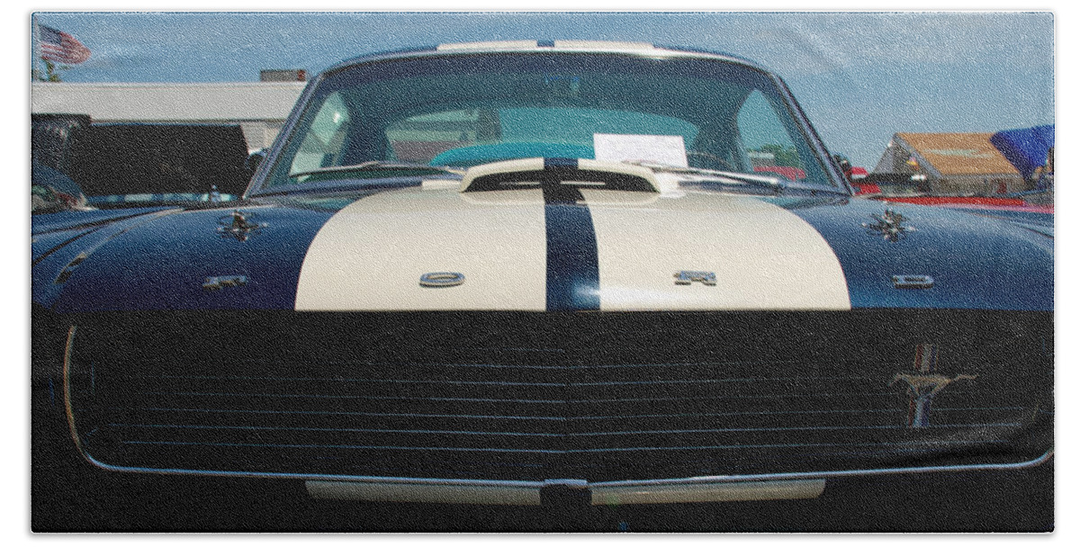 Ford Mustang Beach Towel featuring the photograph Ford Mustang 2 by Mark Dodd