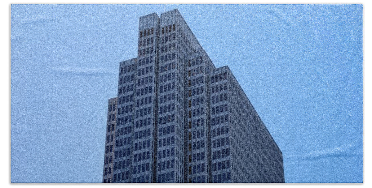 City Beach Towel featuring the photograph Four Embarcadero Center Office Building - San Francisco by Matt Quest