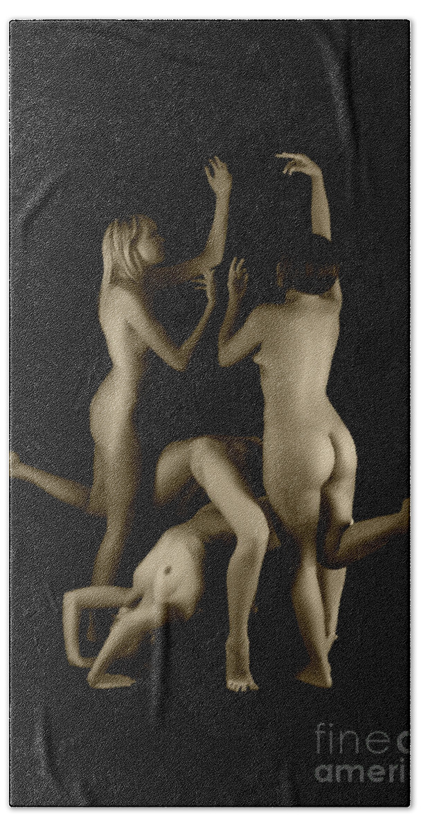Artistic Beach Towel featuring the photograph Four Virgins by Robert WK Clark