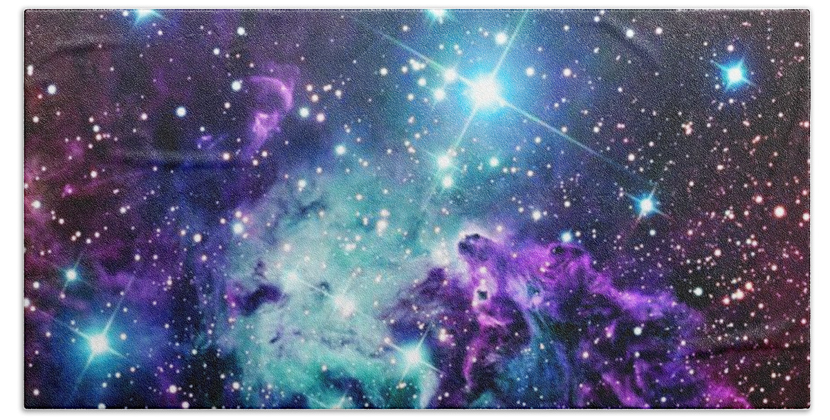 Galaxy Stars Space Universe Fox Fur Nebula Wall Light Switch Plate Cover 