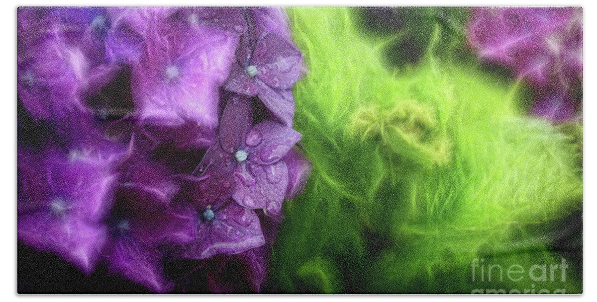 Fractals Beach Sheet featuring the photograph Fractals and Flowers by Cameron Wood