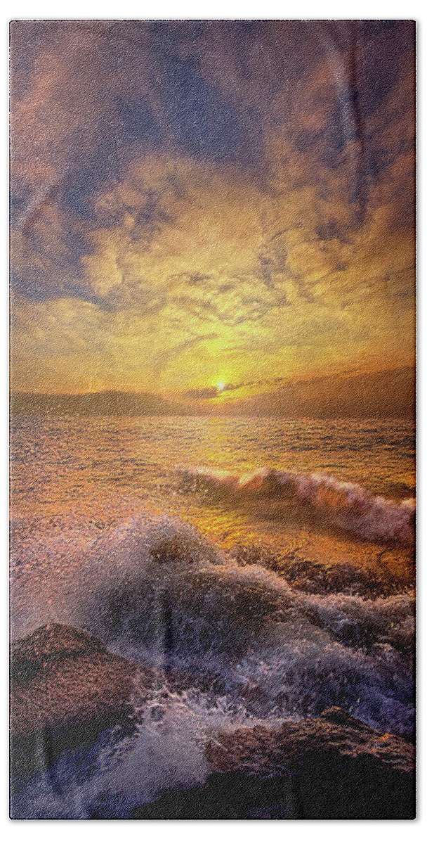 Clouds Beach Towel featuring the photograph Gods Natural Cure by Phil Koch