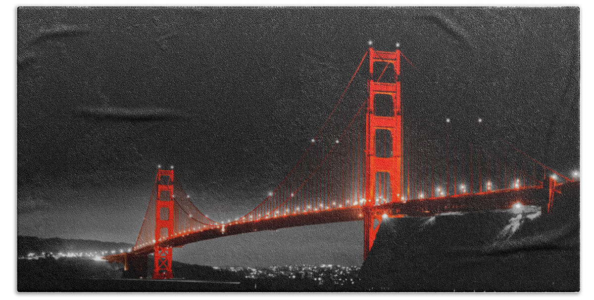 Golden Gate Bridge Beach Towel featuring the photograph Golden Gate Bridge by Bryant Coffey
