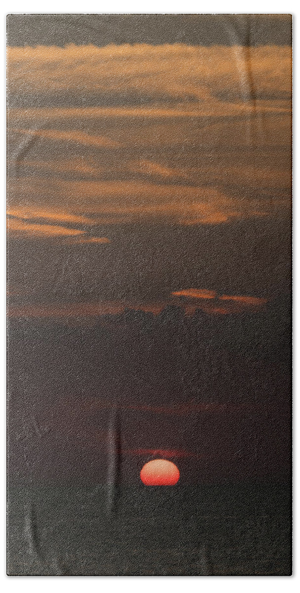 Florida Beach Towel featuring the photograph Golden Sunset Venice Florida by Lawrence S Richardson Jr