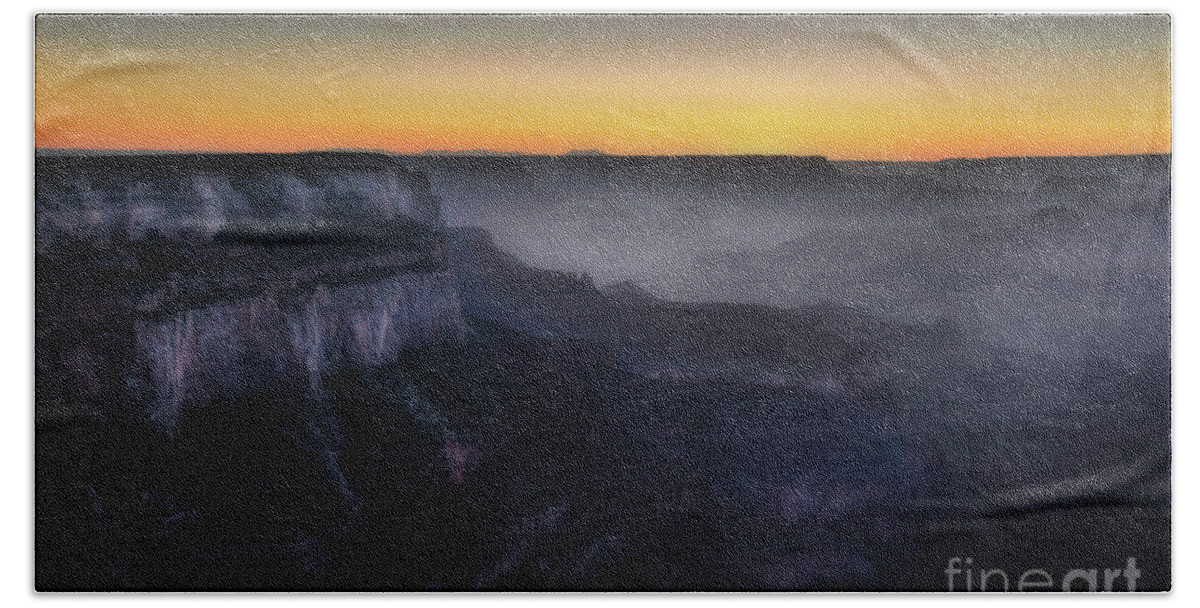 America Beach Towel featuring the photograph Grand Canyon at twilight by RicardMN Photography