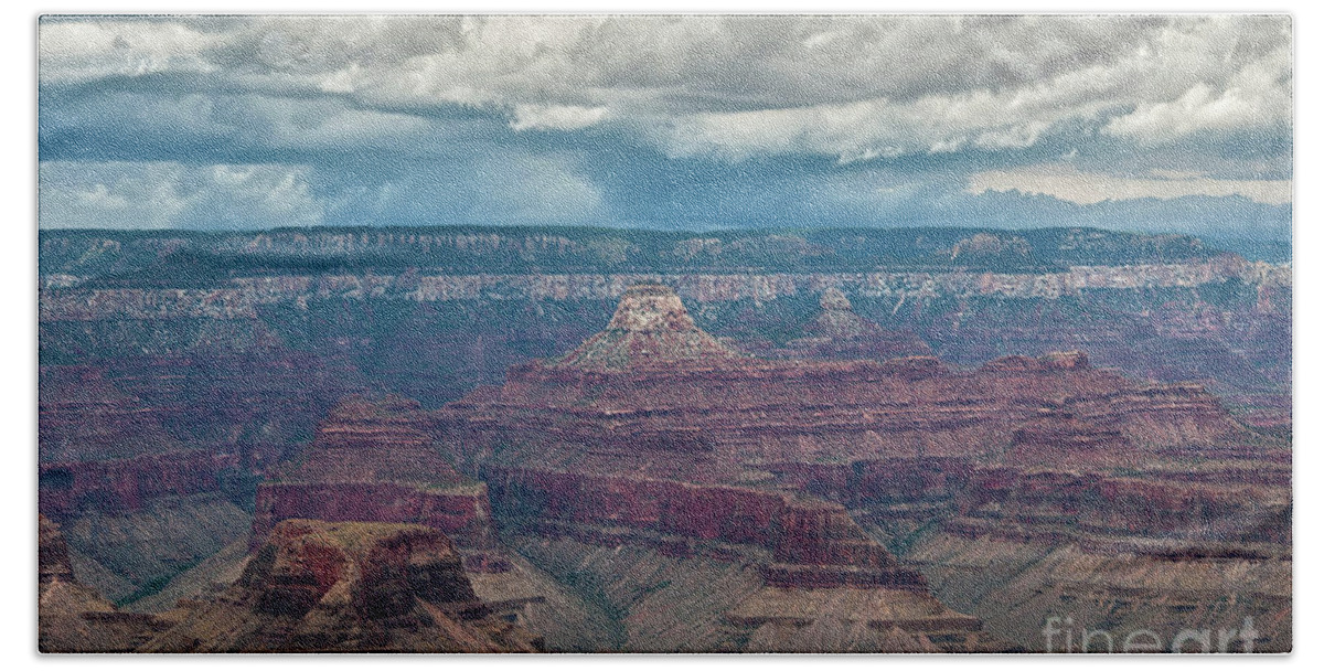 Grand-canyon Beach Sheet featuring the photograph Grand Canyon Storms by Kirt Tisdale