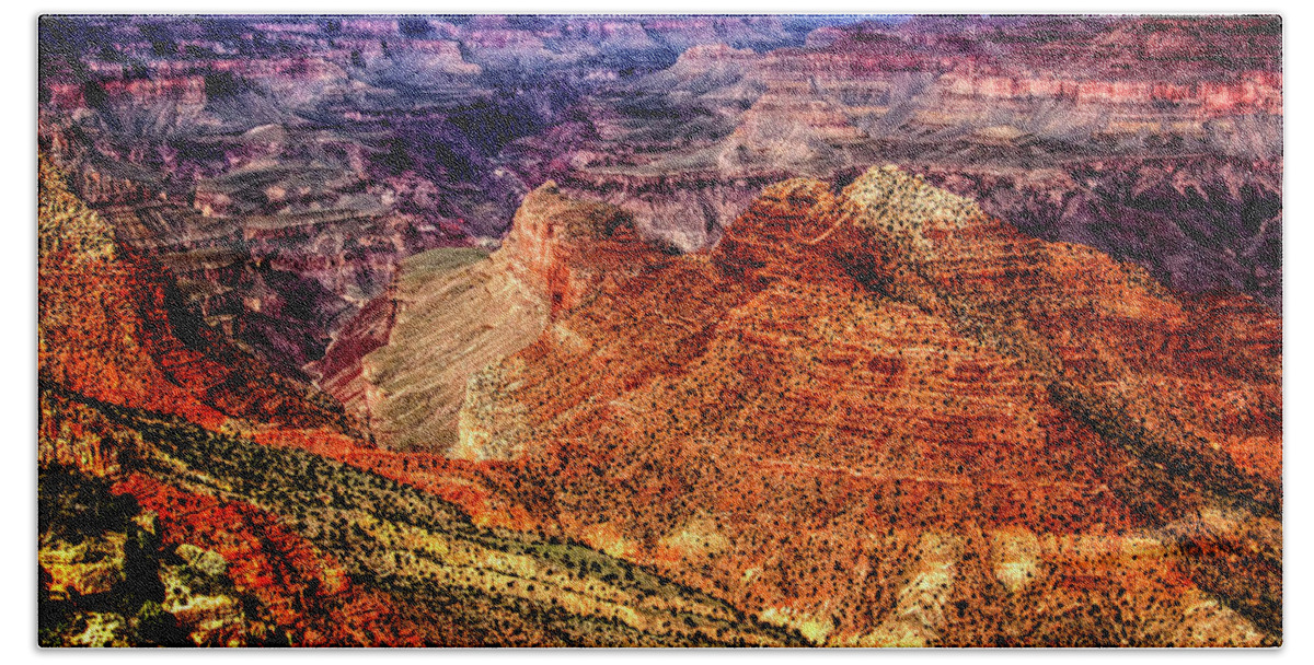 Arizona Beach Towel featuring the photograph Grand Canyon Views No. 15 by Roger Passman