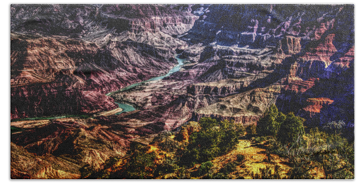 Arizona Beach Towel featuring the photograph Grand Canyon Views No. 3 by Roger Passman