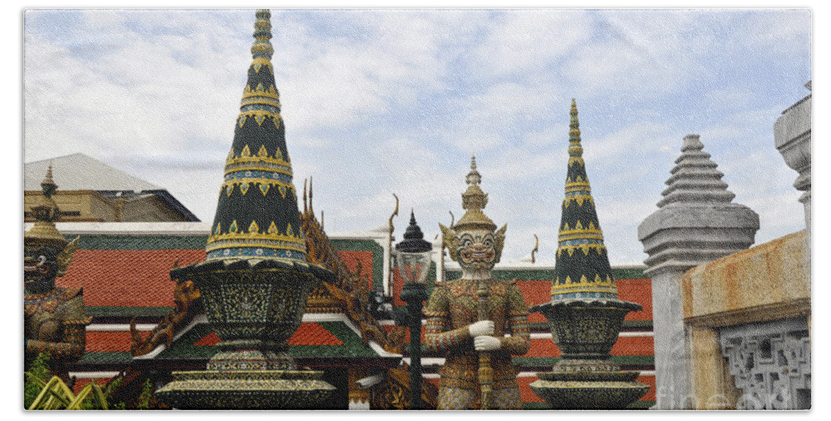 Grand Palace Beach Towel featuring the photograph Grand Palace 10 by Andrew Dinh