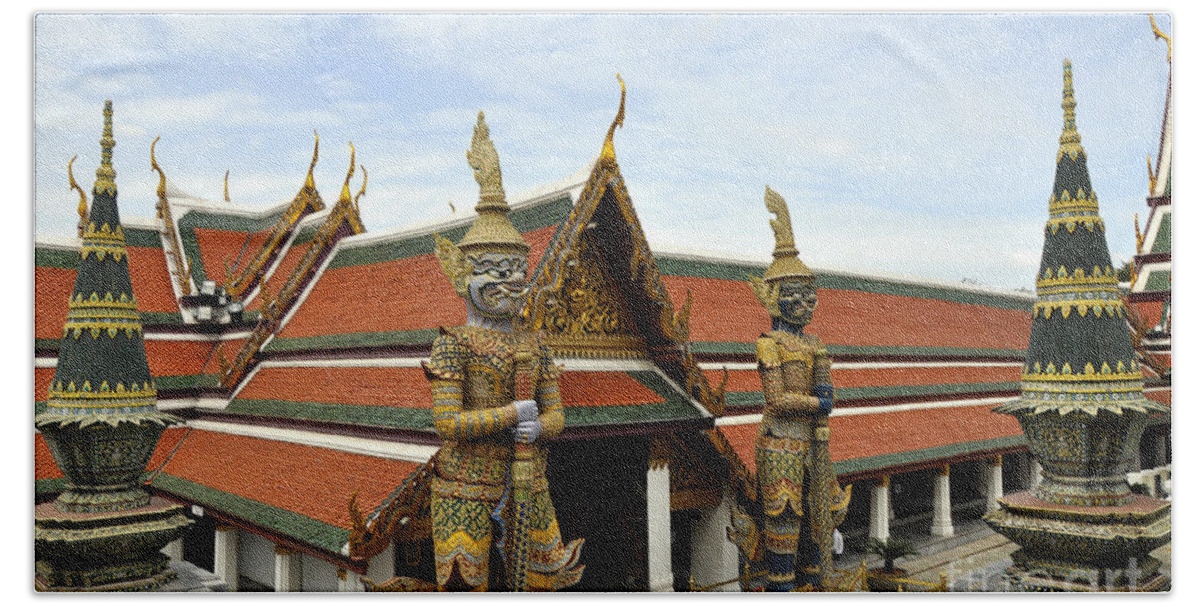Grand Palace Beach Towel featuring the photograph Grand Palace 11 by Andrew Dinh