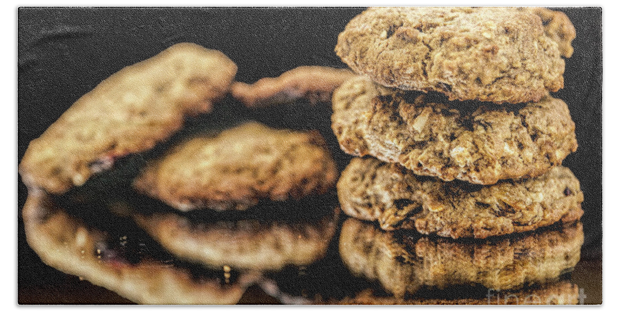 Cookies Beach Sheet featuring the photograph Granola Cookies by Shirley Mangini