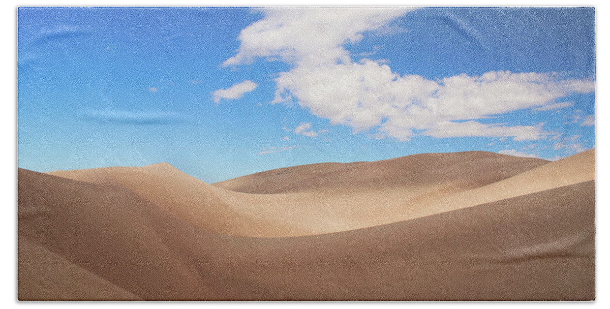 Great Sand Dunes National Park Beach Sheet featuring the photograph Great Sand Dunes National Park by Kevin Schwalbe