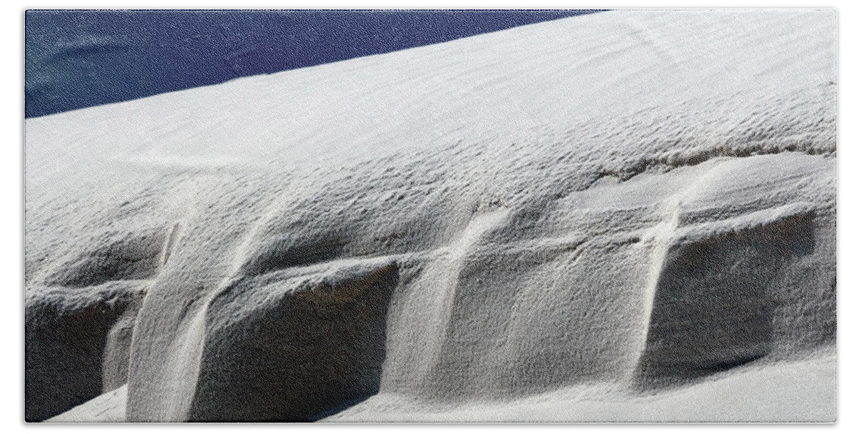 Gypsum Beach Towel featuring the photograph Gypsum Sand Dunes Number 3 by Nicholas Blackwell