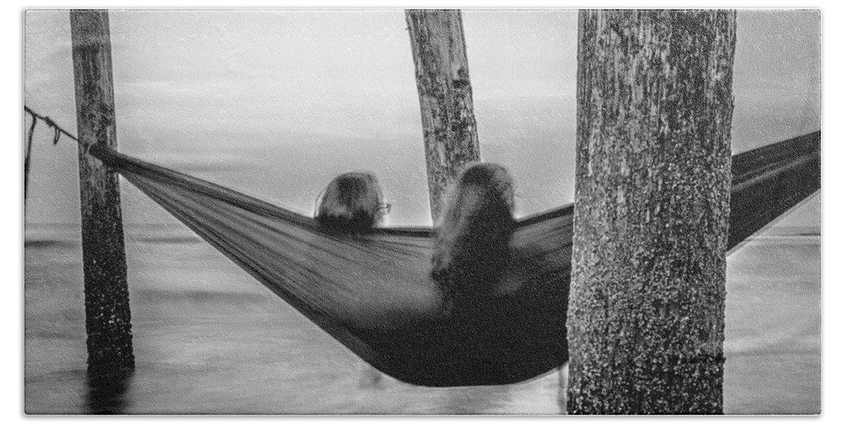 Hammock Beach Towel featuring the photograph Hammock Dreamtime by Larkin's Balcony Photography