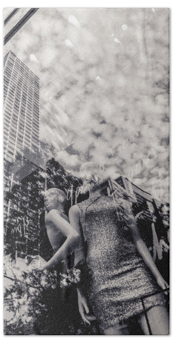 Mannequin Beach Towel featuring the photograph Head in the Clouds by Alex Lapidus