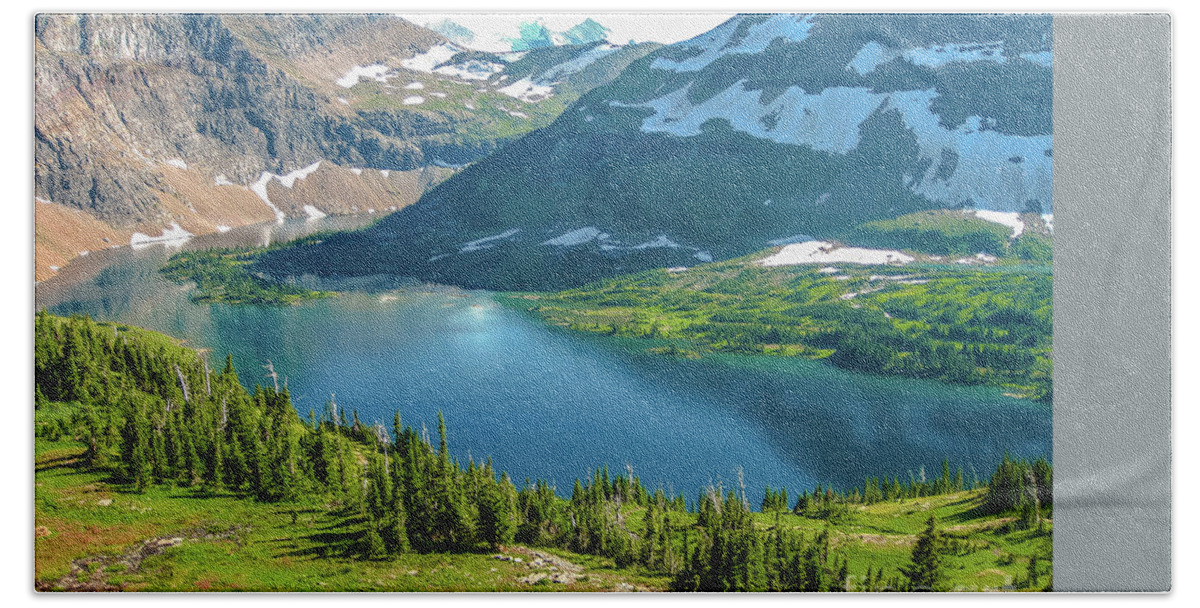 Glacier Beach Towel featuring the photograph Hidden Lake Glacier National Park by Benny Marty
