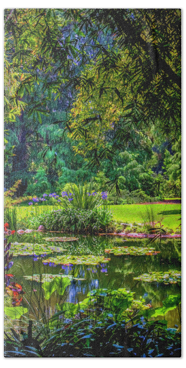 Endre Beach Towel featuring the photograph Huntington Gardens by Endre Balogh
