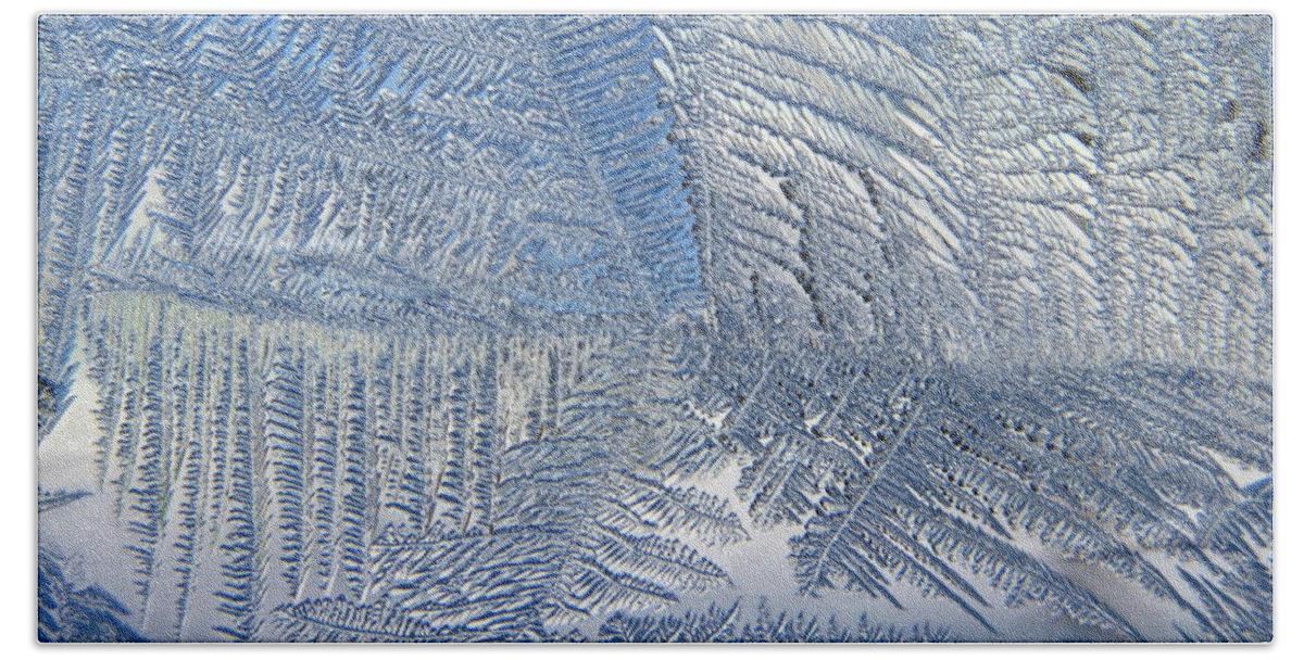 Ice Beach Towel featuring the photograph Ice Galore by Rhonda Barrett