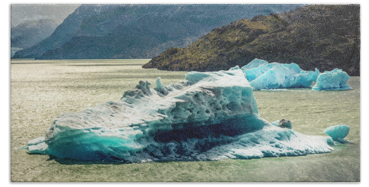 Iceberg Beach Towel featuring the photograph Iceberg by Andrew Matwijec