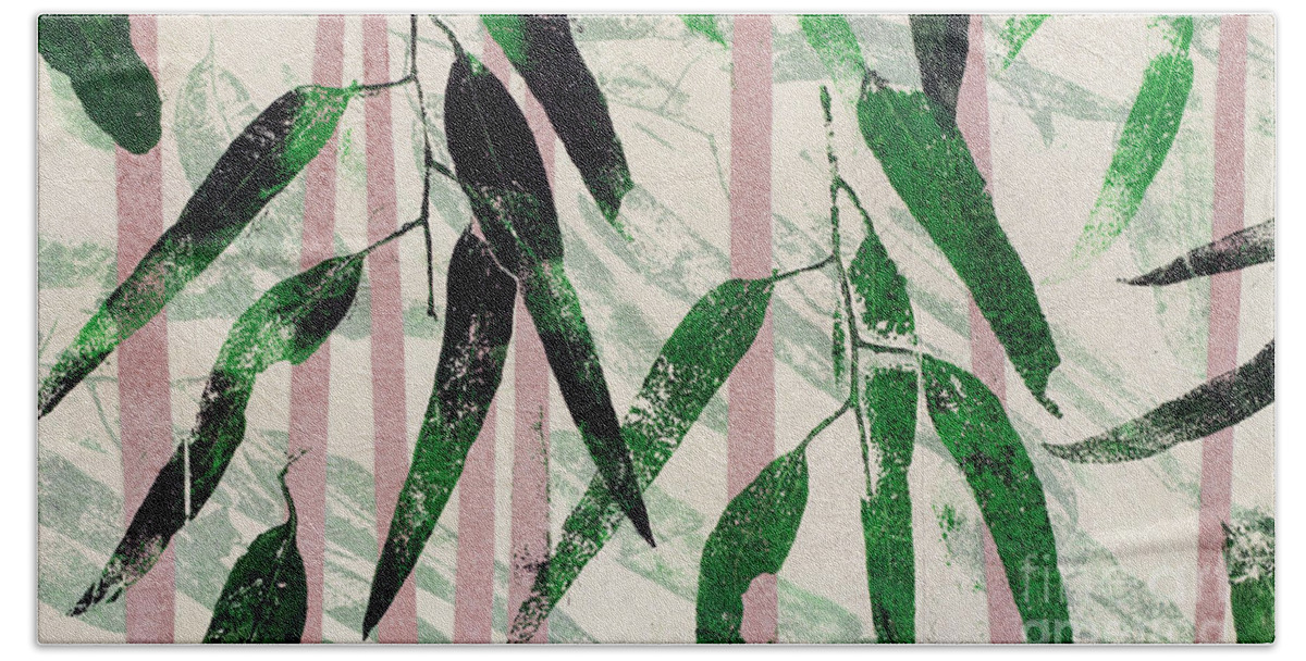 Tree Beach Towel featuring the mixed media If wishes were trees by Linda Lees
