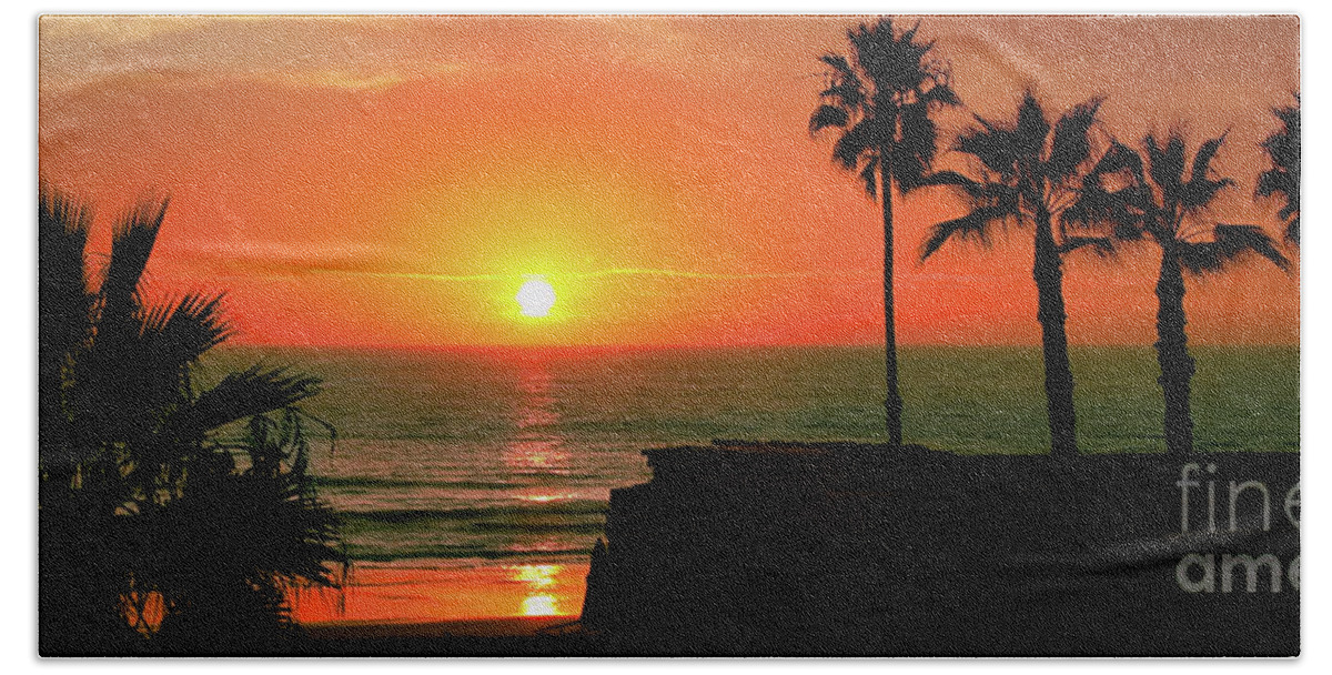 Gabriele Pomykaj Beach Towel featuring the photograph Incredible Sunset View by Gabriele Pomykaj