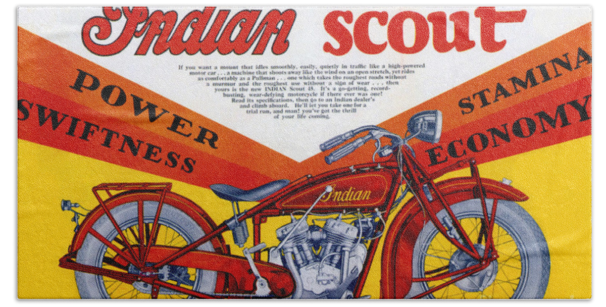 Indian Beach Towel featuring the digital art Indian Scout by Steven Parker