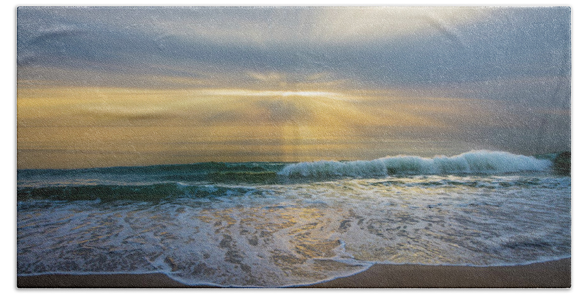Clouds Beach Towel featuring the photograph Inspired Dreams by Debra and Dave Vanderlaan