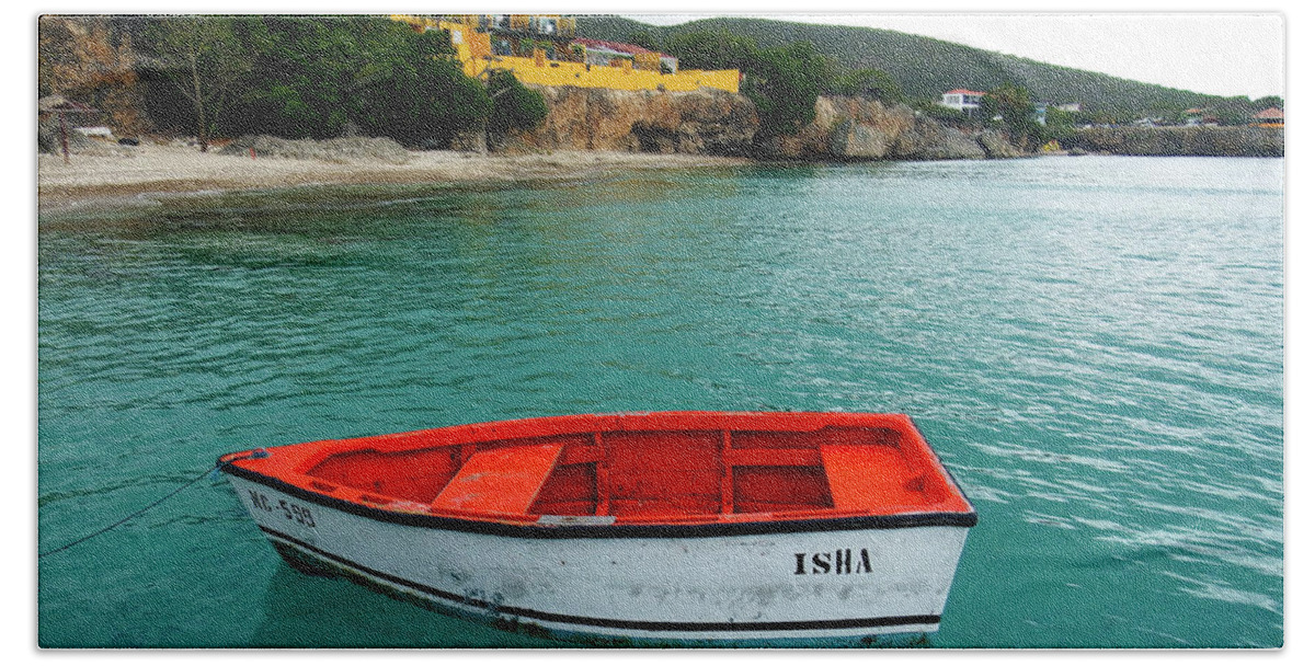 Boat Beach Sheet featuring the photograph Isha by Kurt Van Wagner