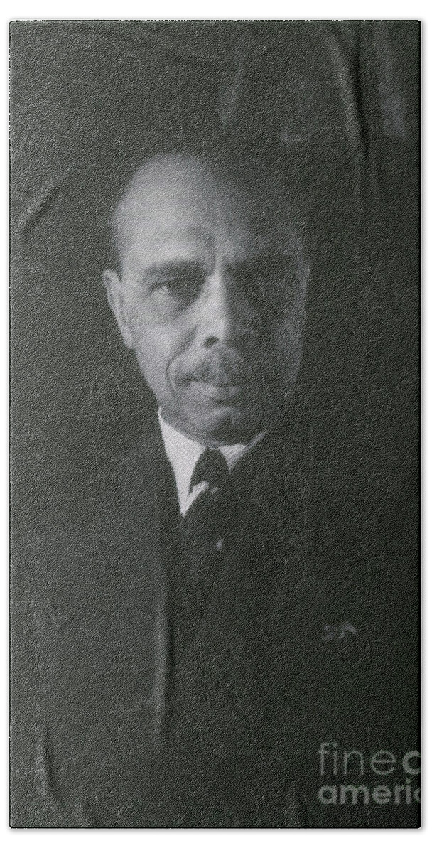 Literature Beach Towel featuring the photograph James Weldon Johnson, American Author by Science Source