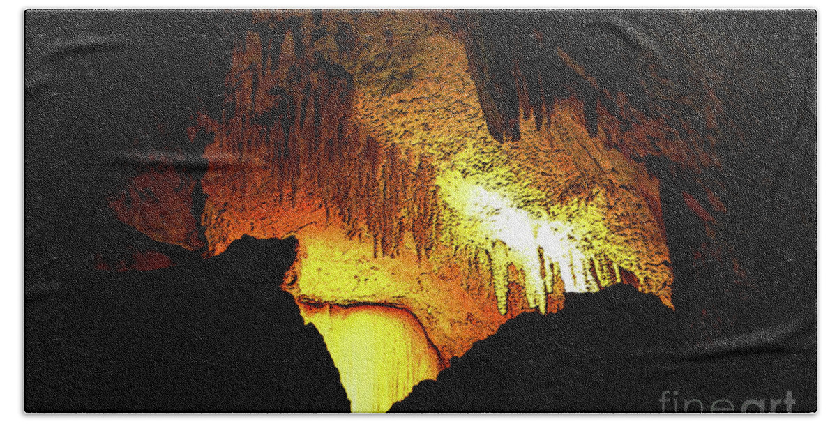 Jewel Cave Beach Sheet featuring the photograph Jewel Cave VI by Cassandra Buckley