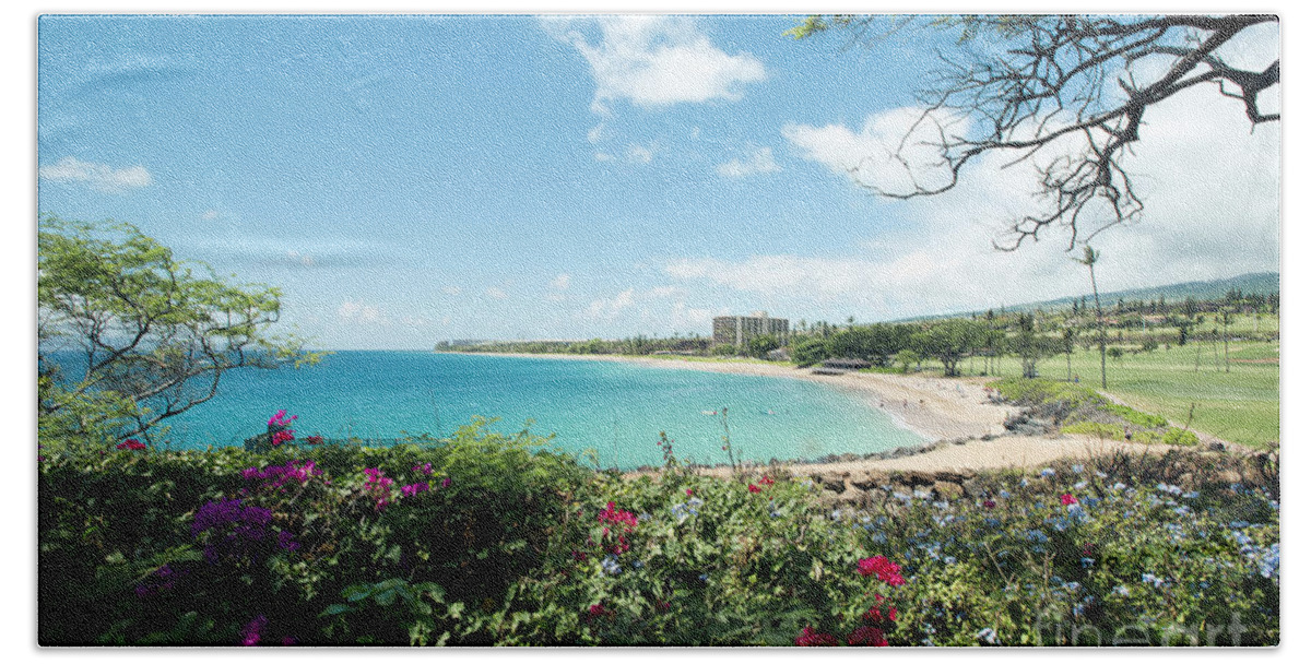 Kaanapali Beach Sheet featuring the photograph Kaanapali Maui Hawaii by Sharon Mau