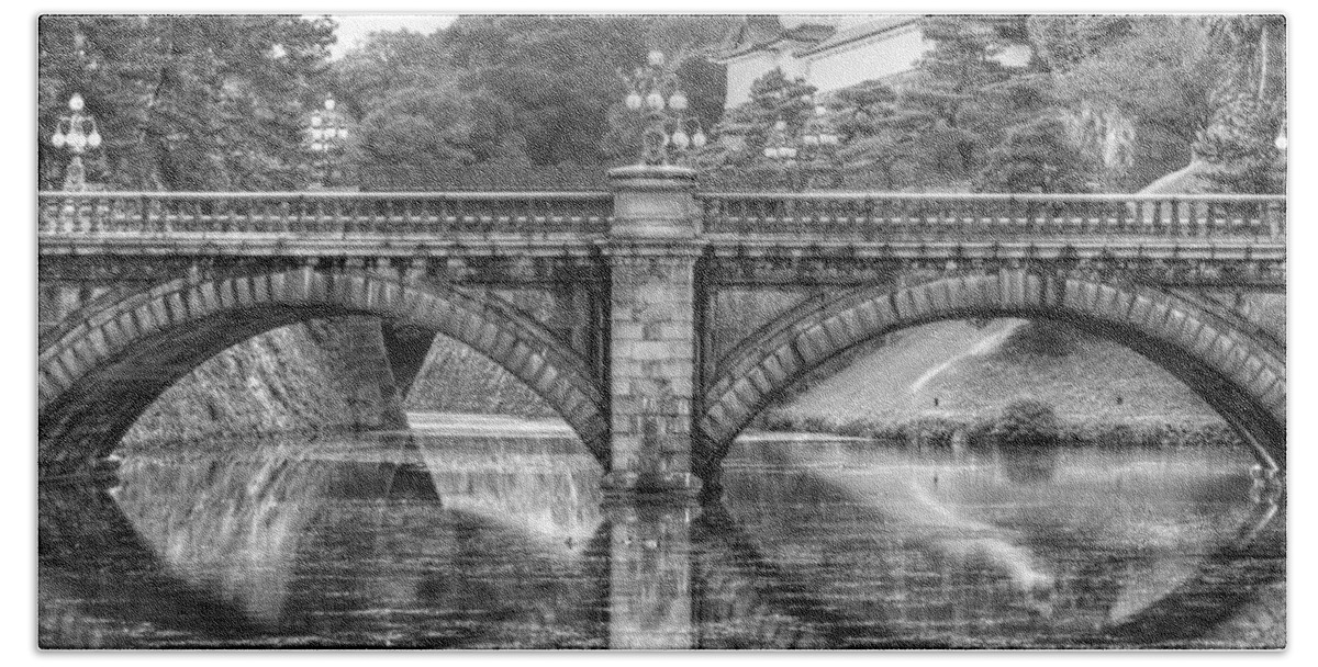 Tokyo Beach Sheet featuring the photograph Kings bridge Tokyo by Bill Hamilton
