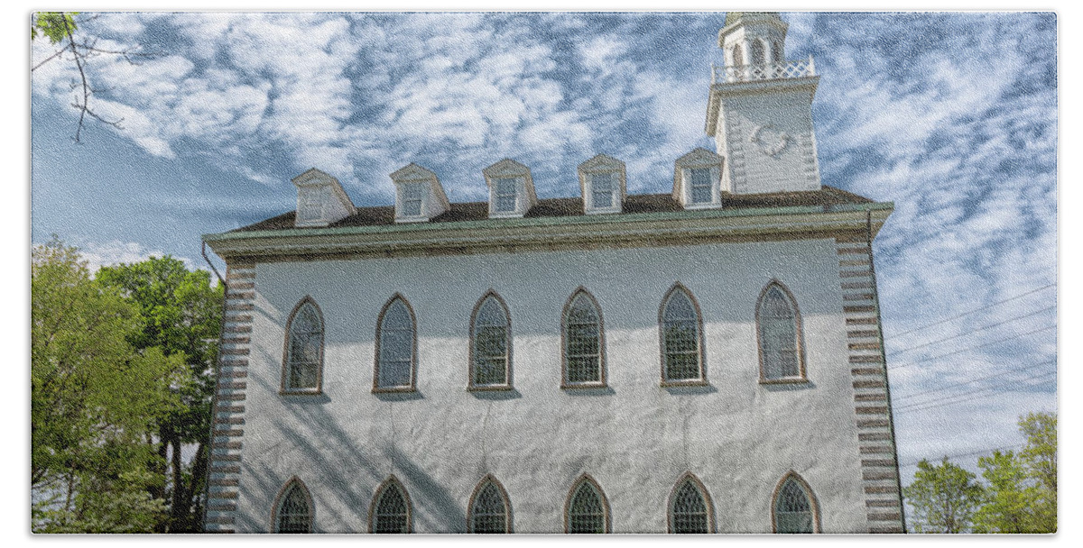 Kirtland Temple Beach Towel featuring the photograph Kirtland Temple by Stephen Stookey