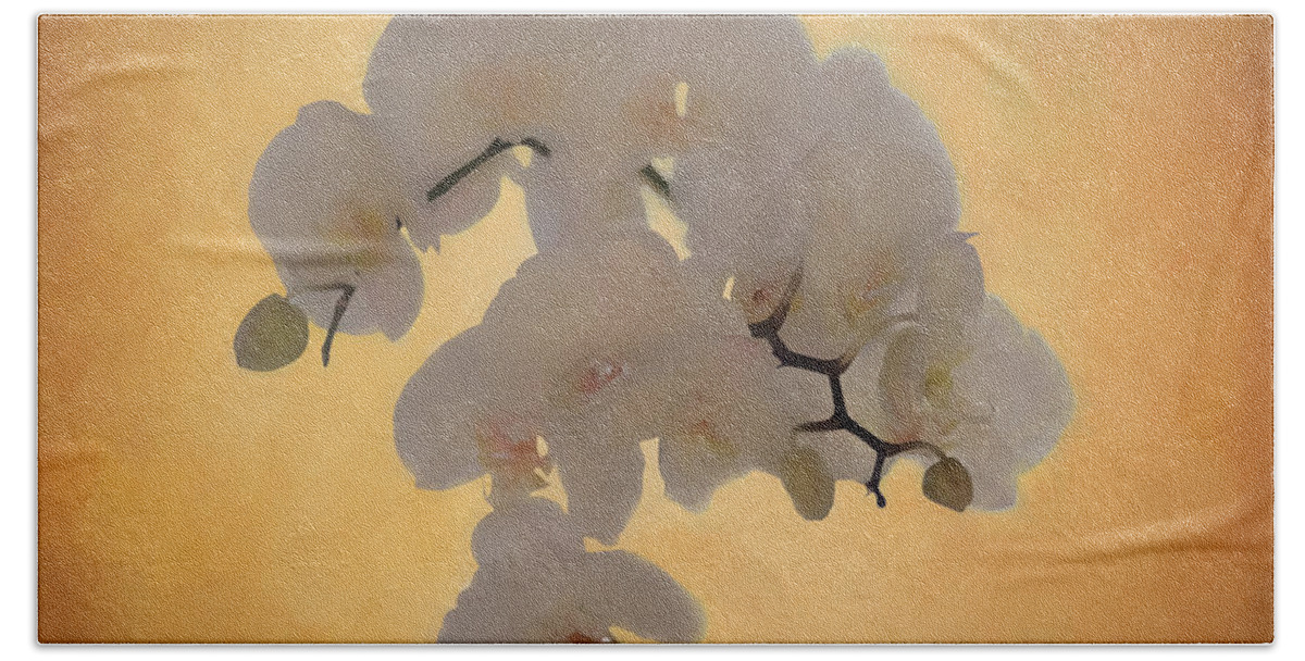 Orchids Beach Towel featuring the photograph La Dolce Vita by Kate Hannon