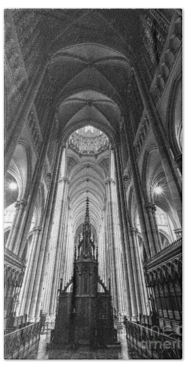 La Plata Cathedral Beach Towel featuring the photograph La Plata 01 by Bernardo Galmarini